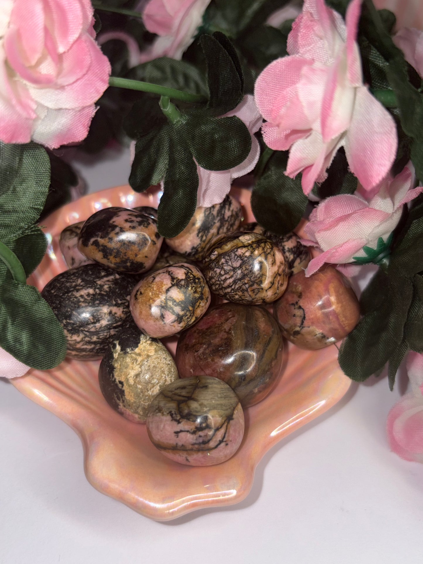 Brazilian Rhodonite Tumble