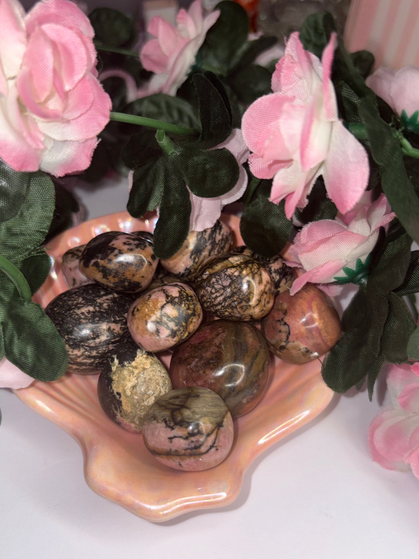 Brazilian Rhodonite Tumble