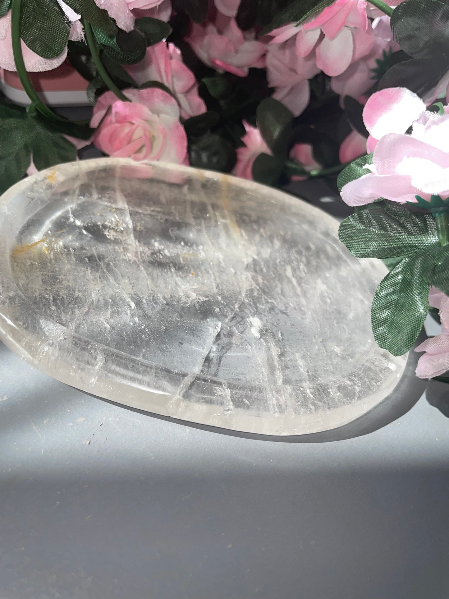 AAA Grade Clear Quartz Tray From Brazil