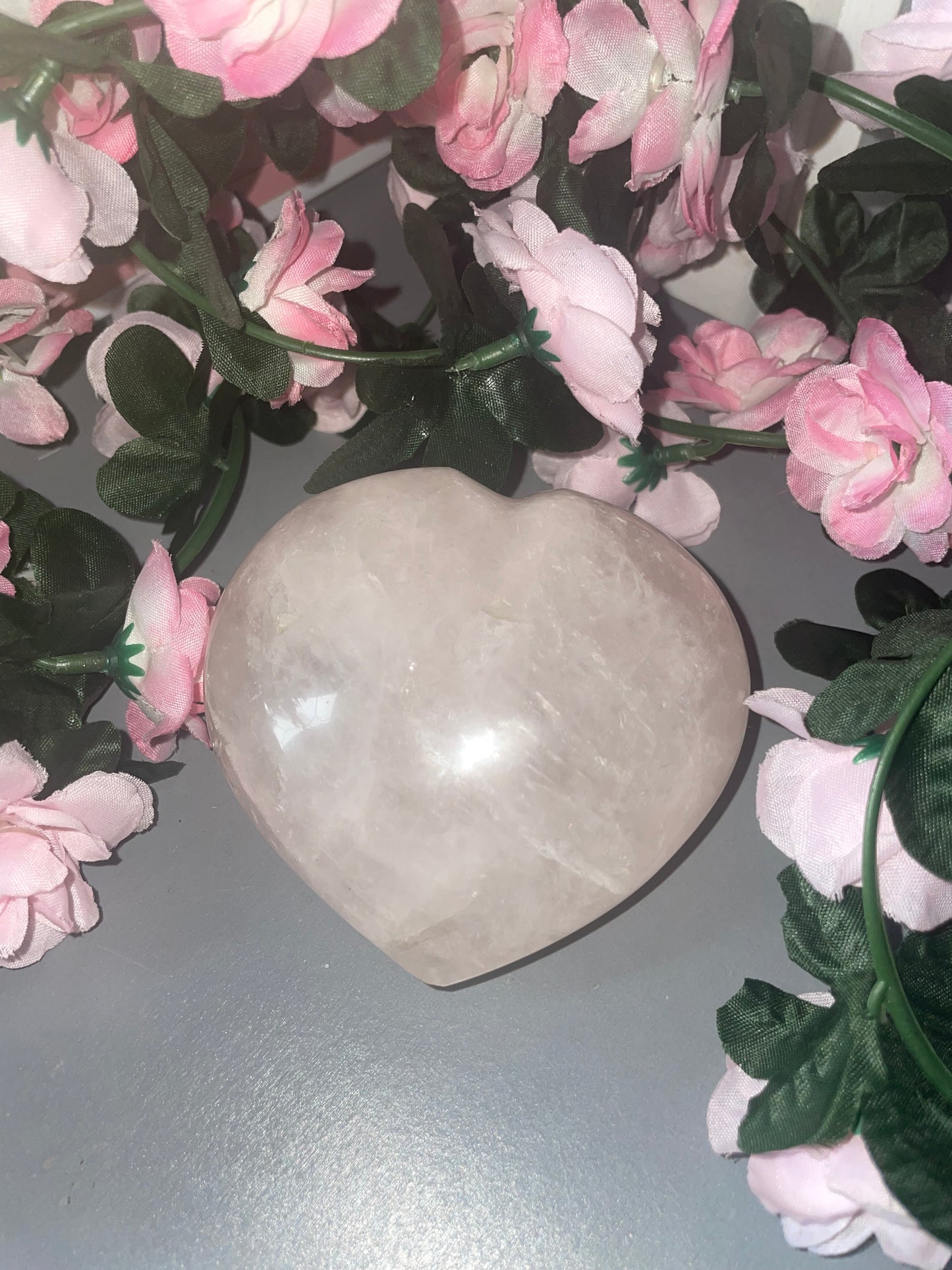 Rose Quartz Heart
