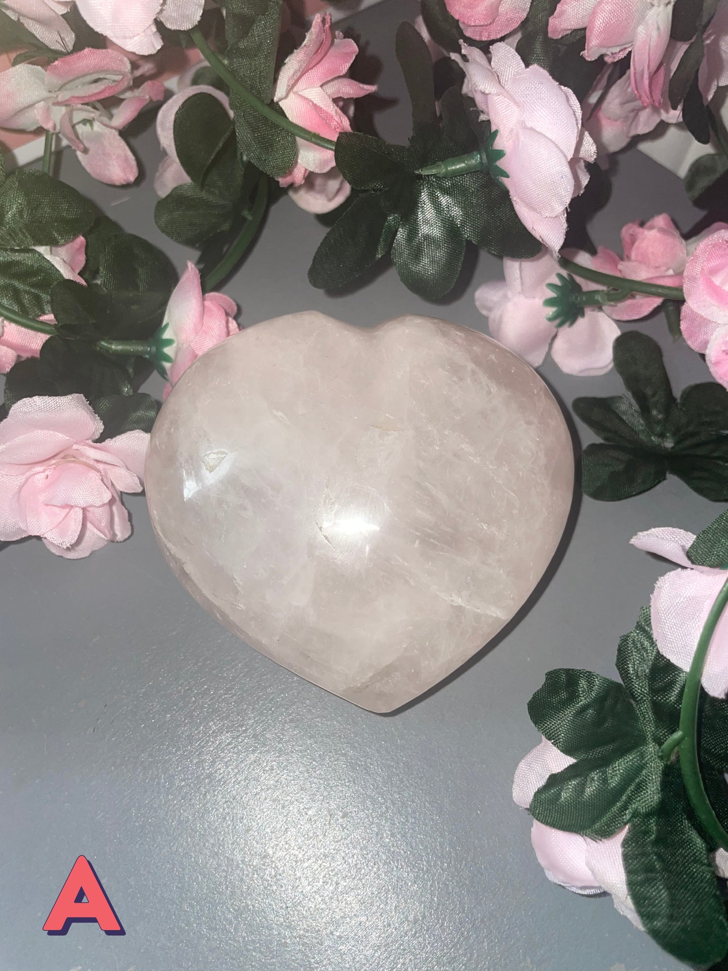 Rose Quartz Heart