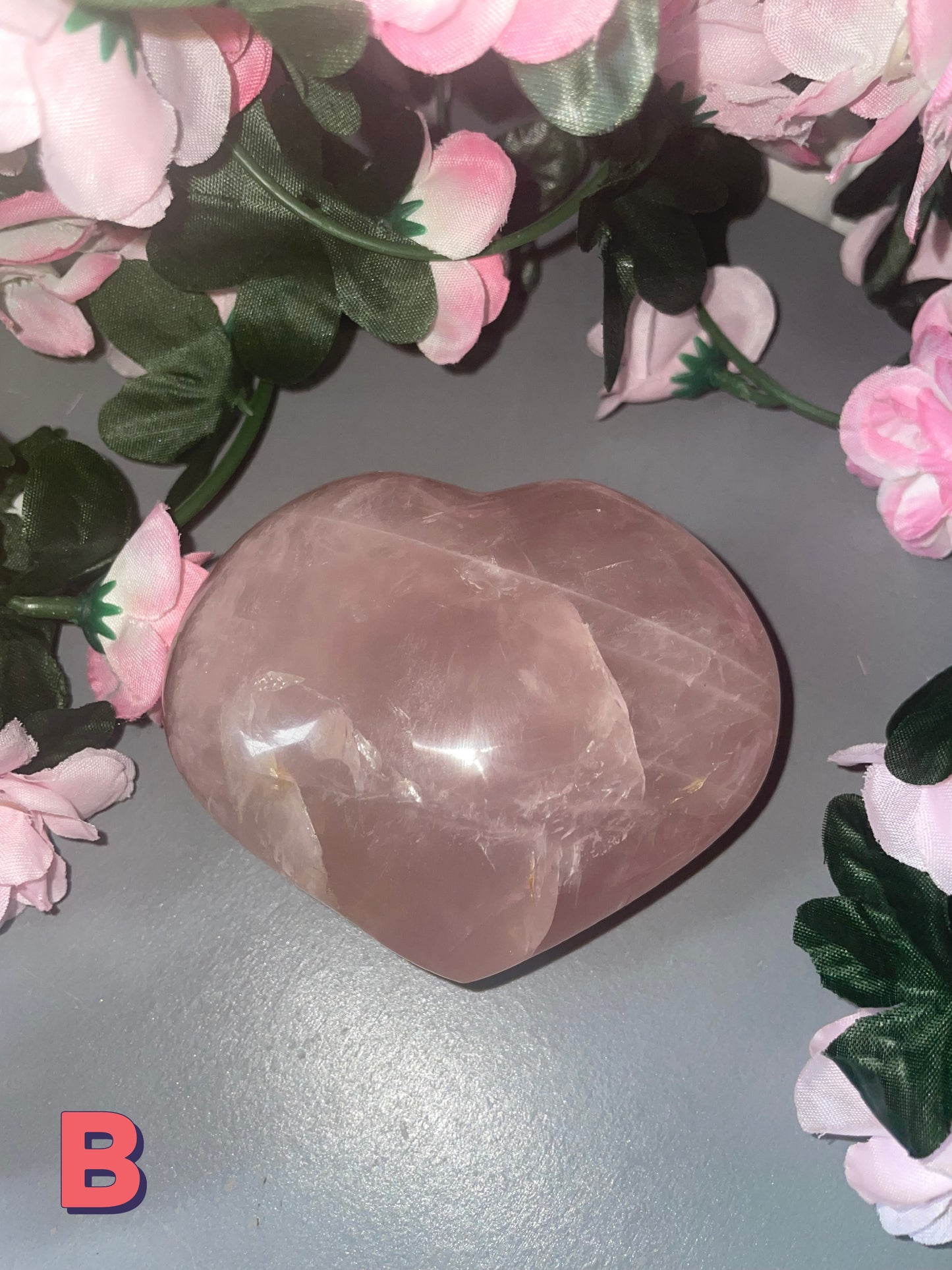 Rose Quartz Heart