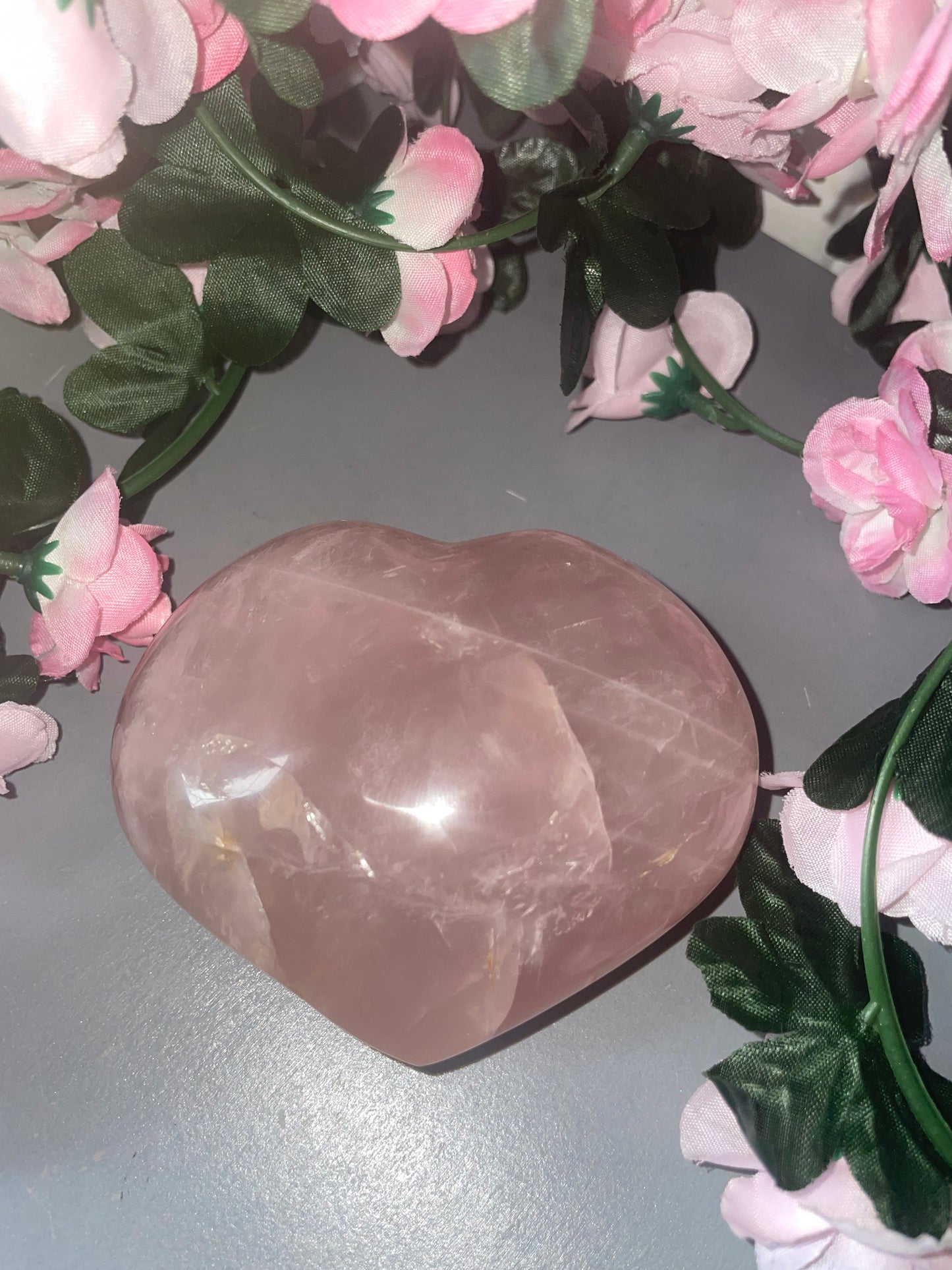 Rose Quartz Heart