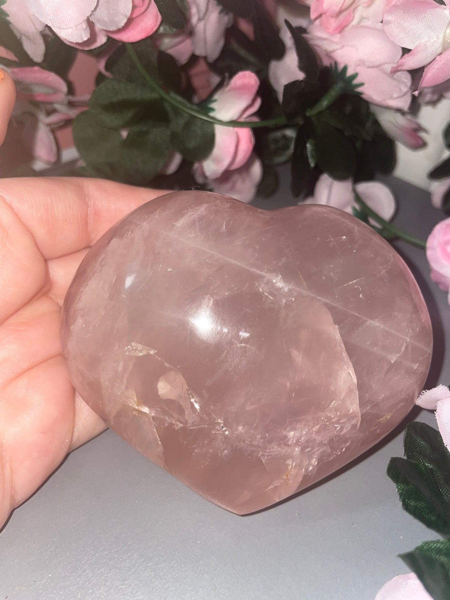 Rose Quartz Heart