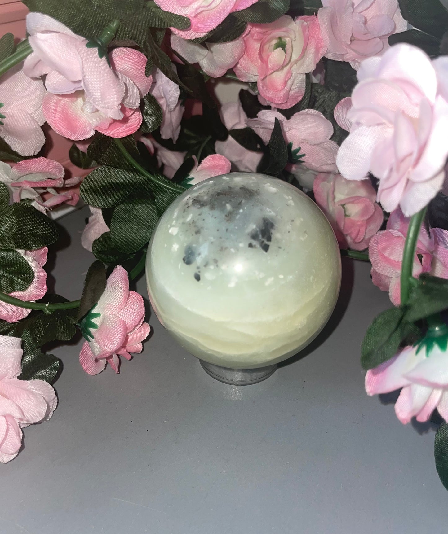 Green Onyx Sphere