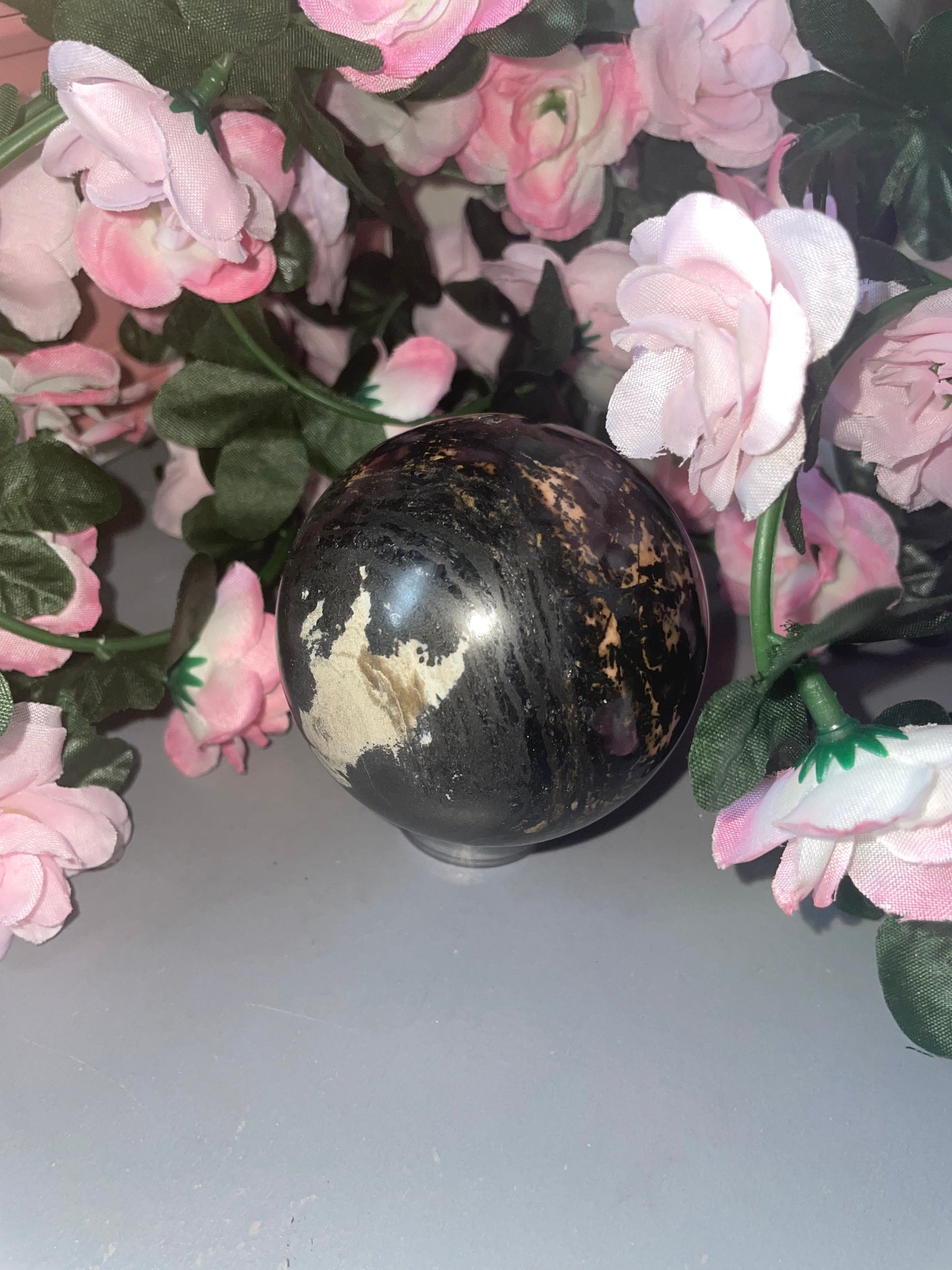 Brazilian Rhodonite Sphere