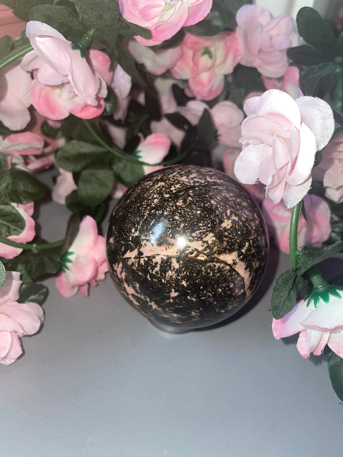 Brazilian Rhodonite Sphere