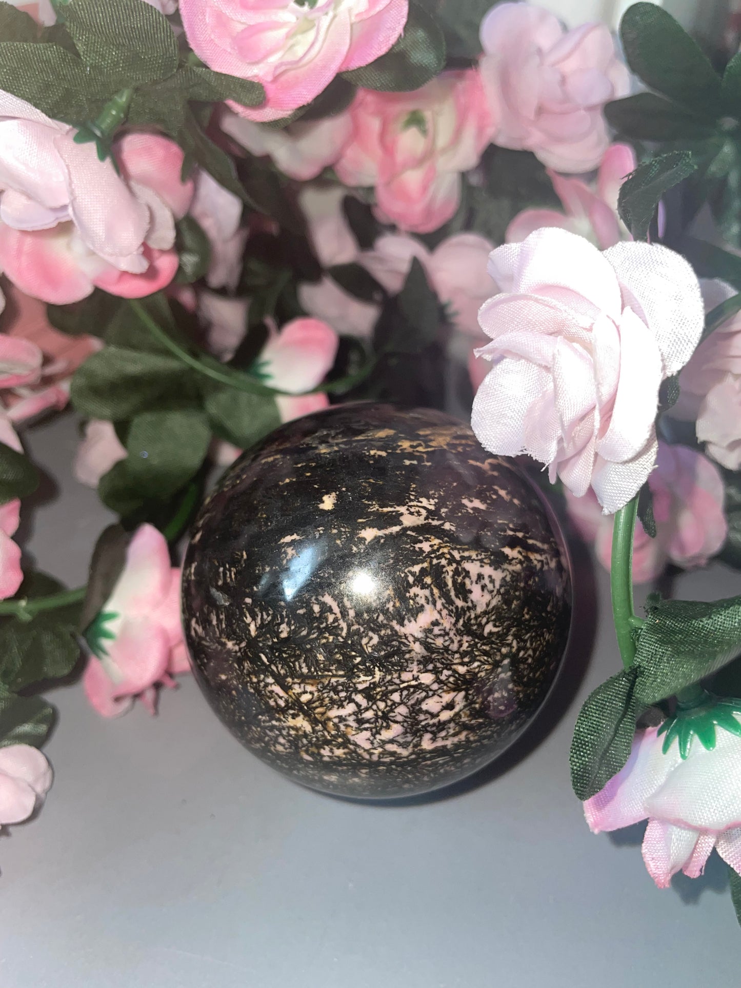 Brazilian Rhodonite Sphere