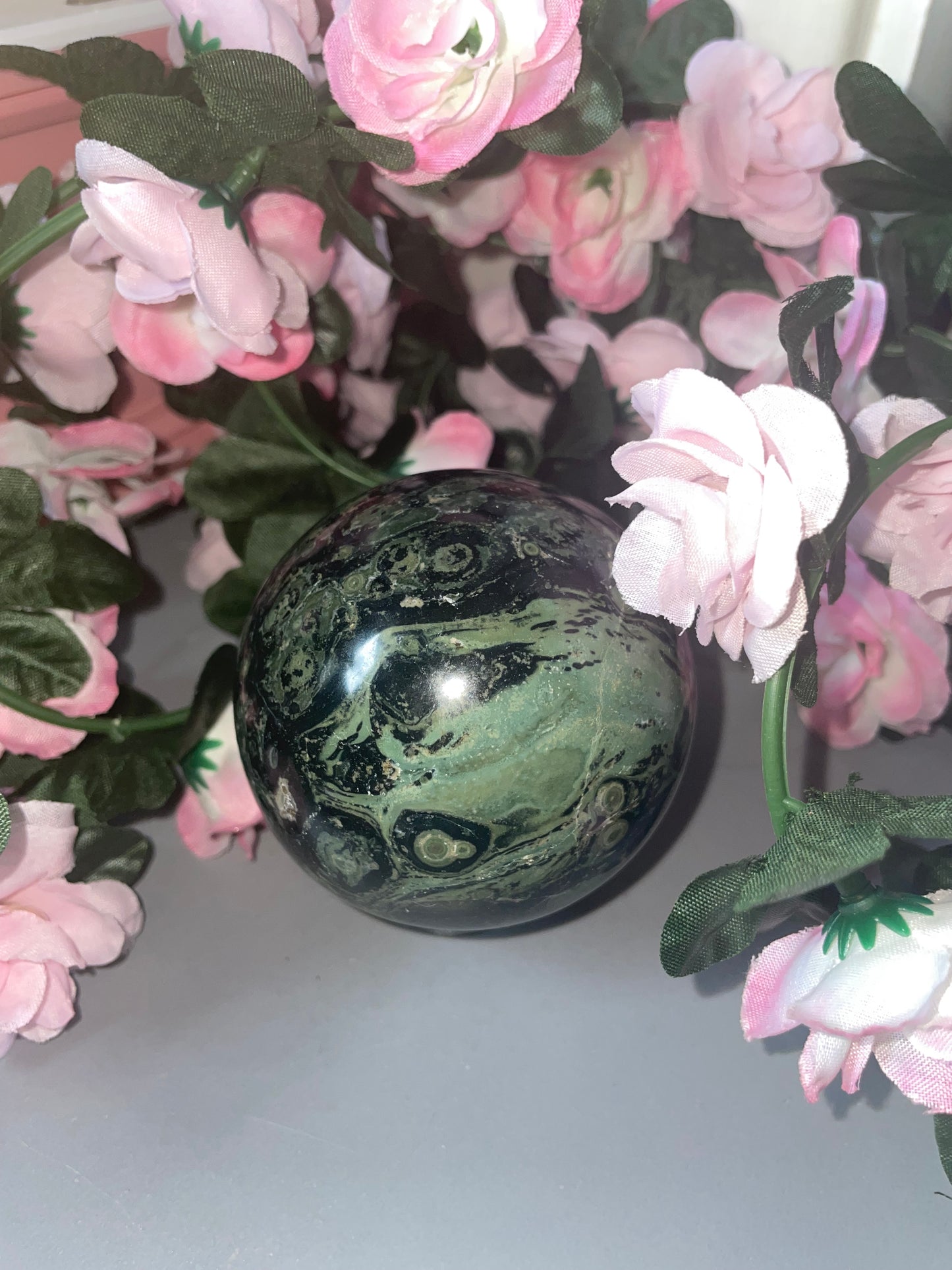 Dreamy Kambaba Jasper Sphere From Madagascar