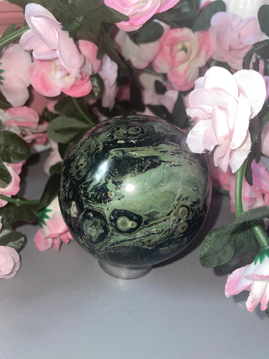 Dreamy Kambaba Jasper Sphere From Madagascar