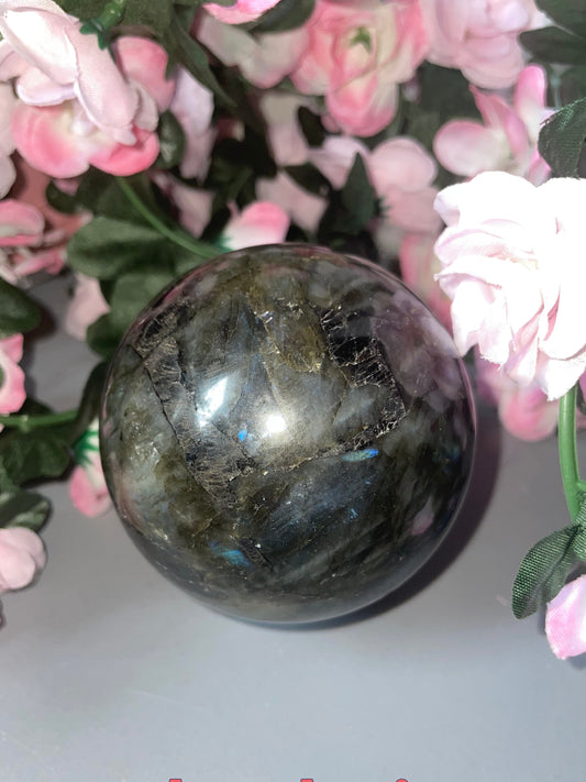 Labradorite Sphere From Madagascar