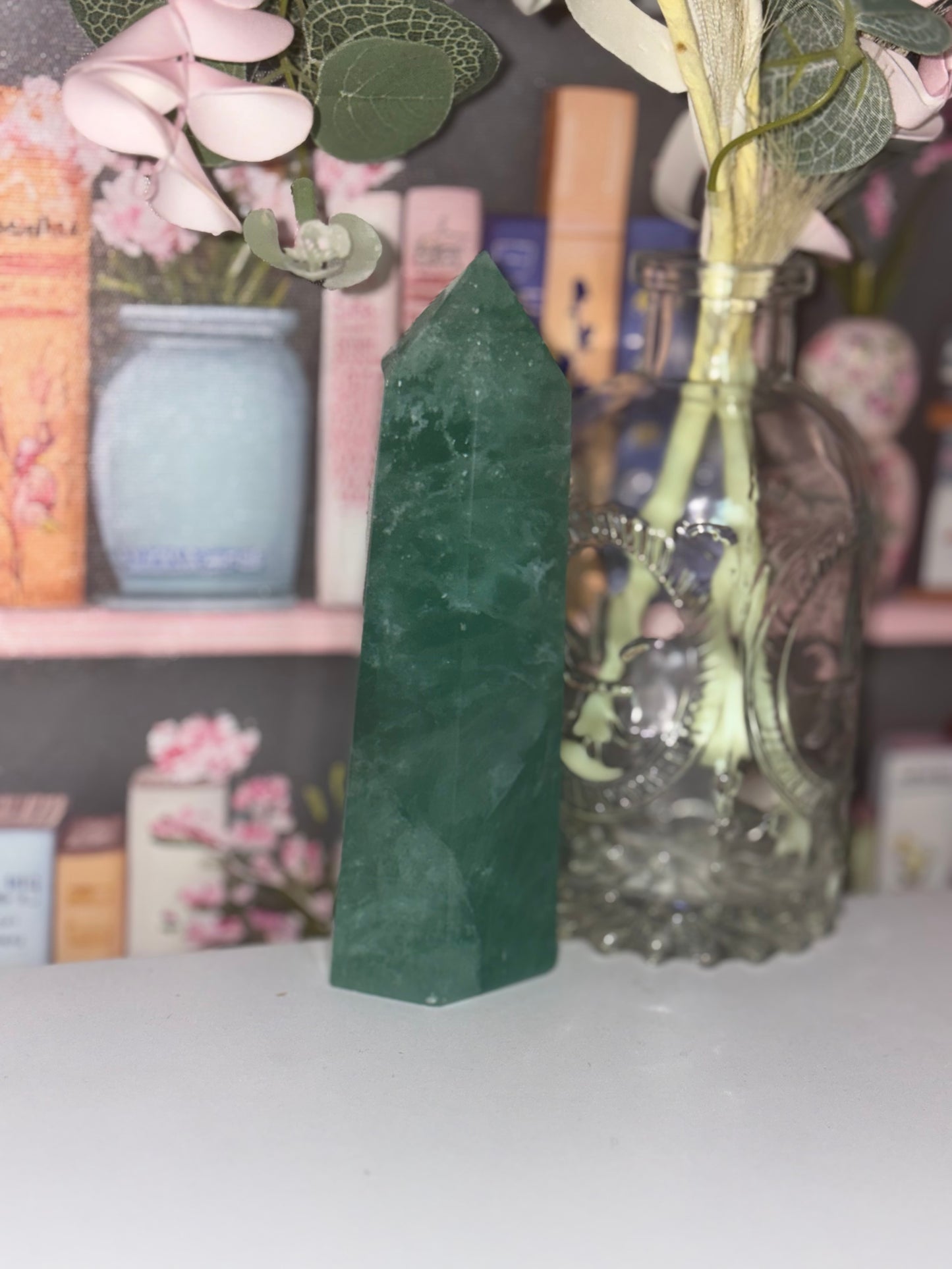 Green Fluorite Tower