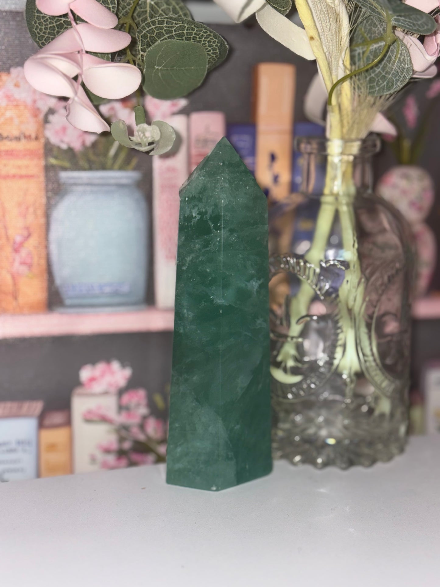 Green Fluorite Tower