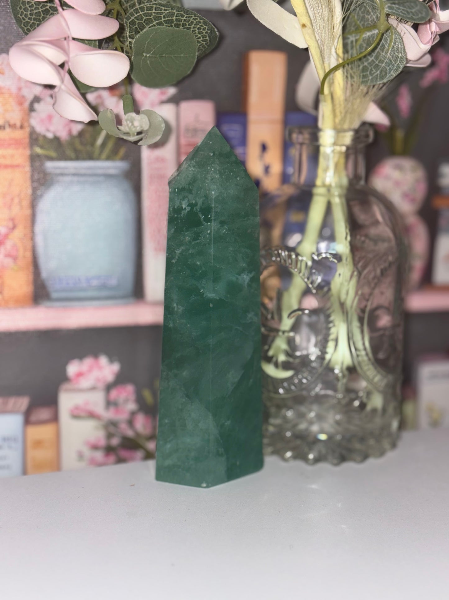 Green Fluorite Tower