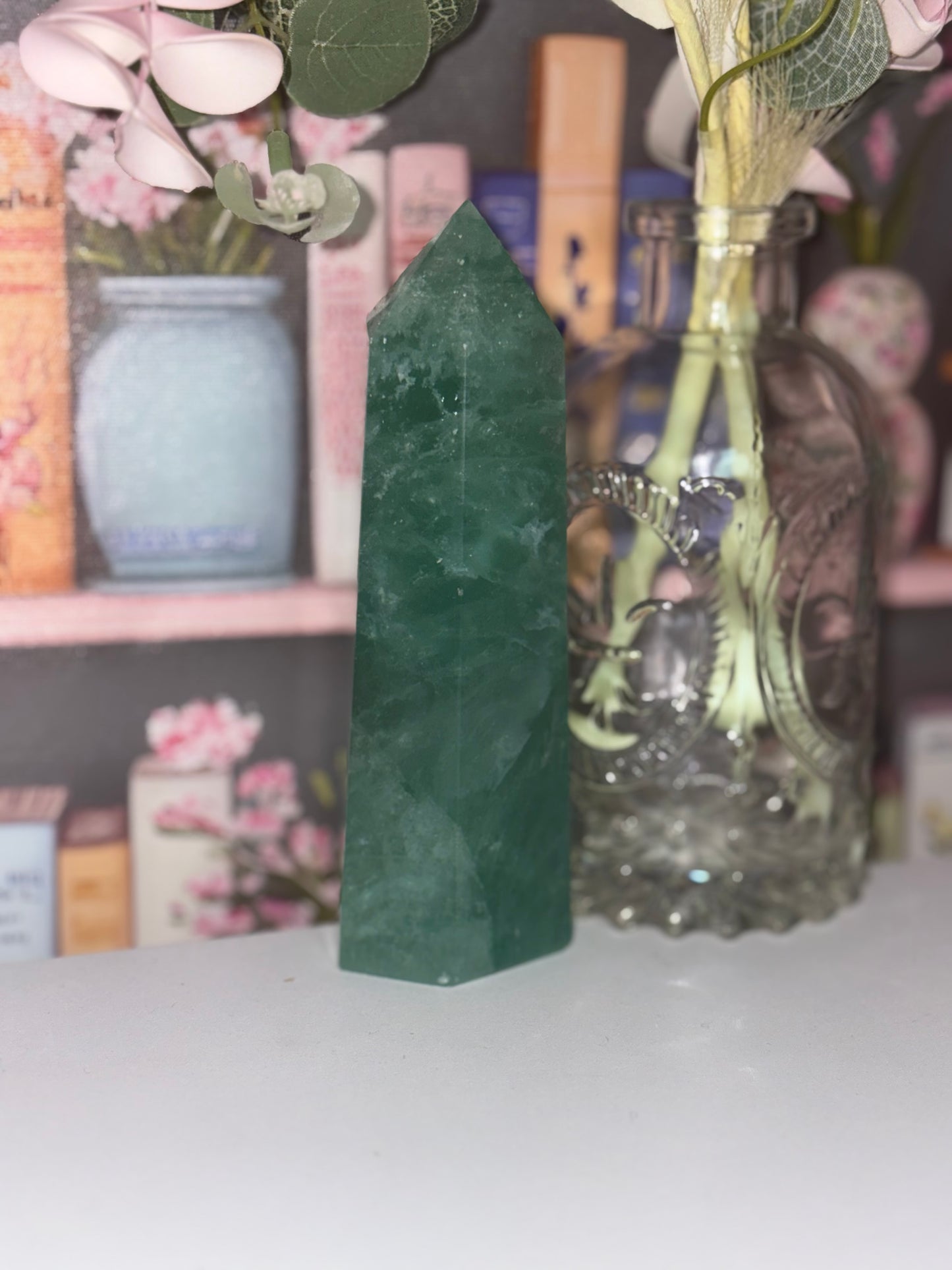 Green Fluorite Tower