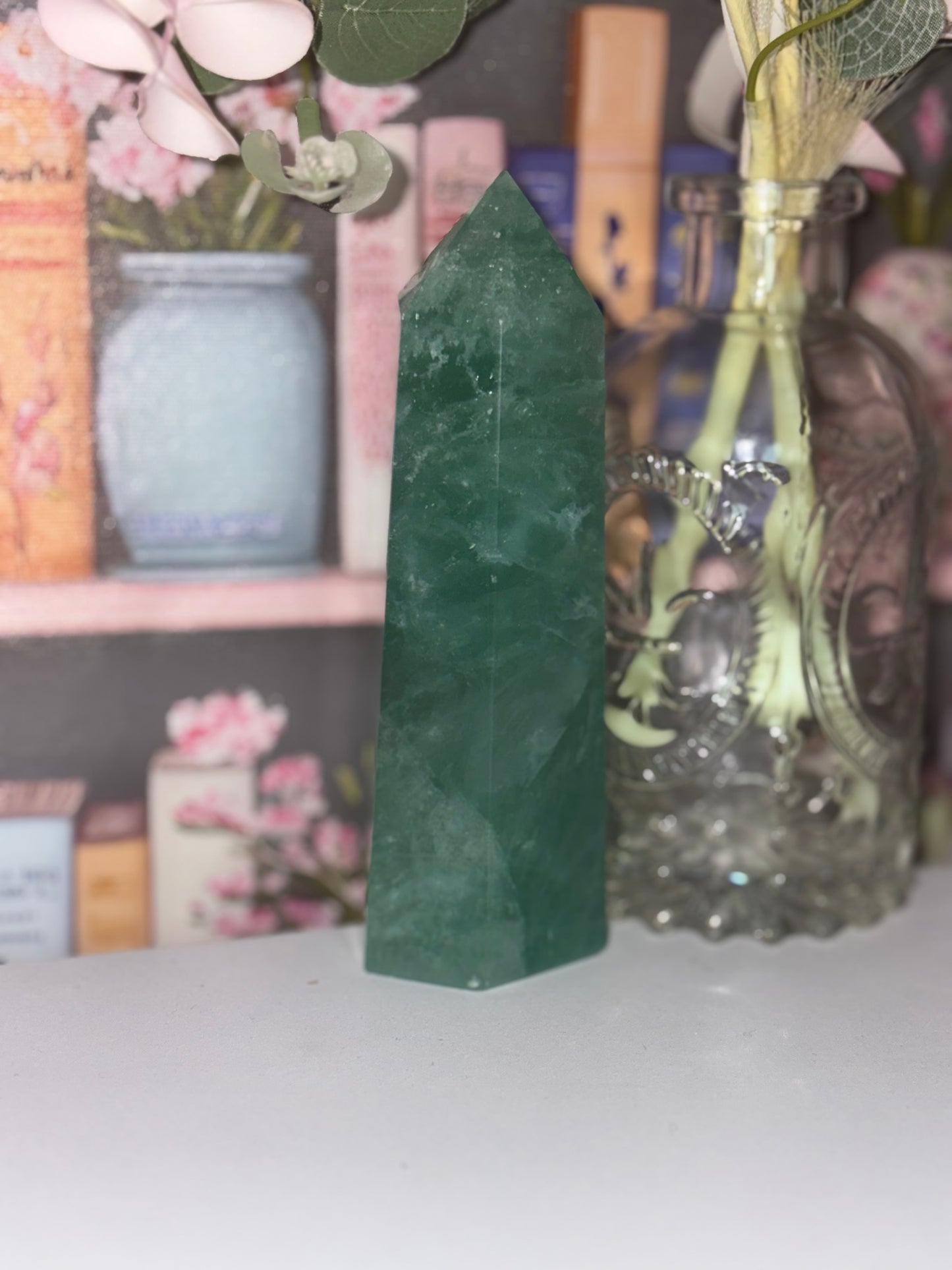 Green Fluorite Tower