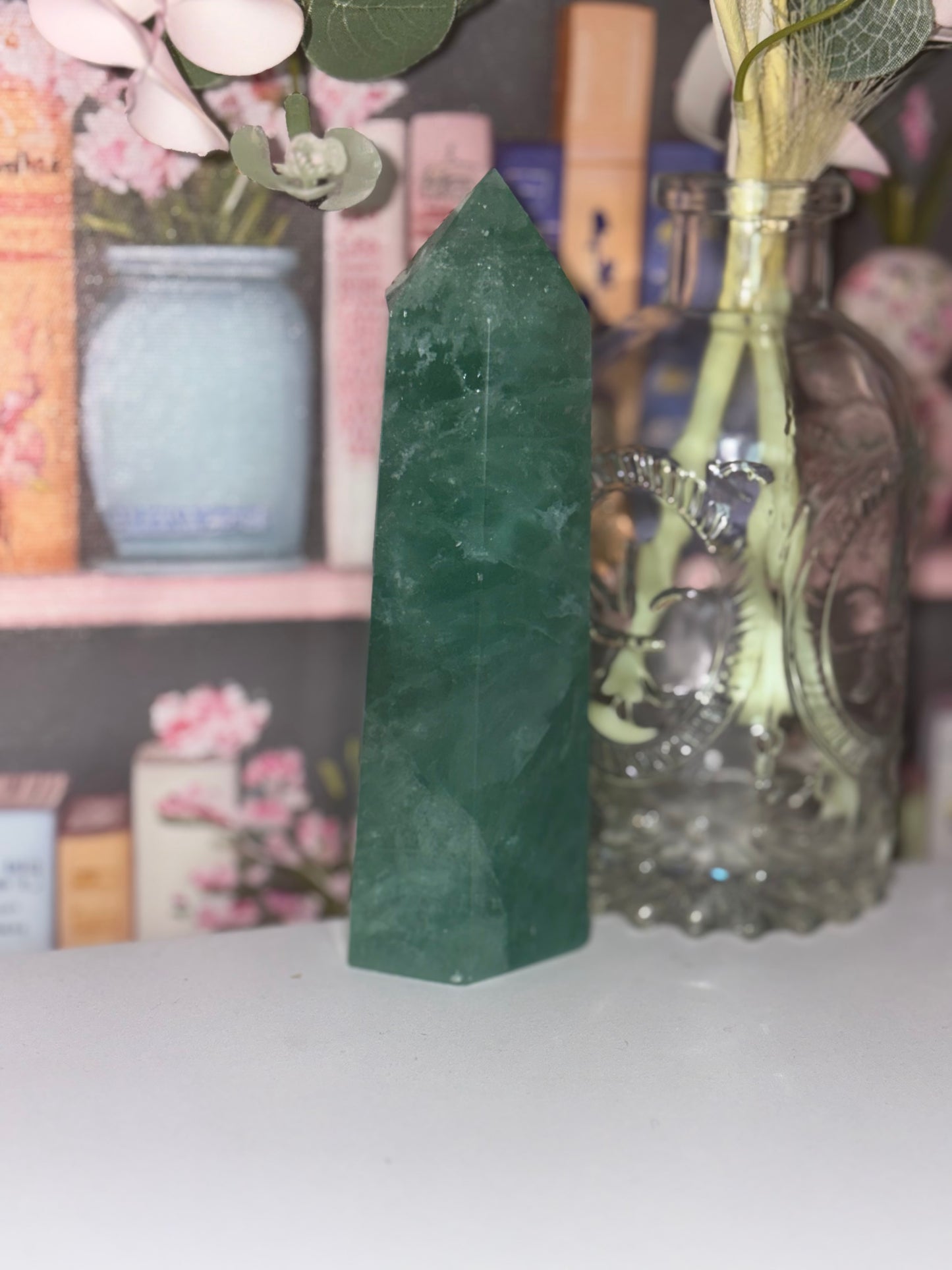 Green Fluorite Tower