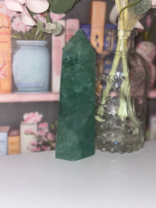 Green Fluorite Tower