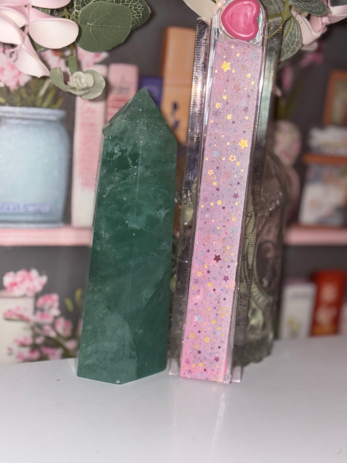 Green Fluorite Tower