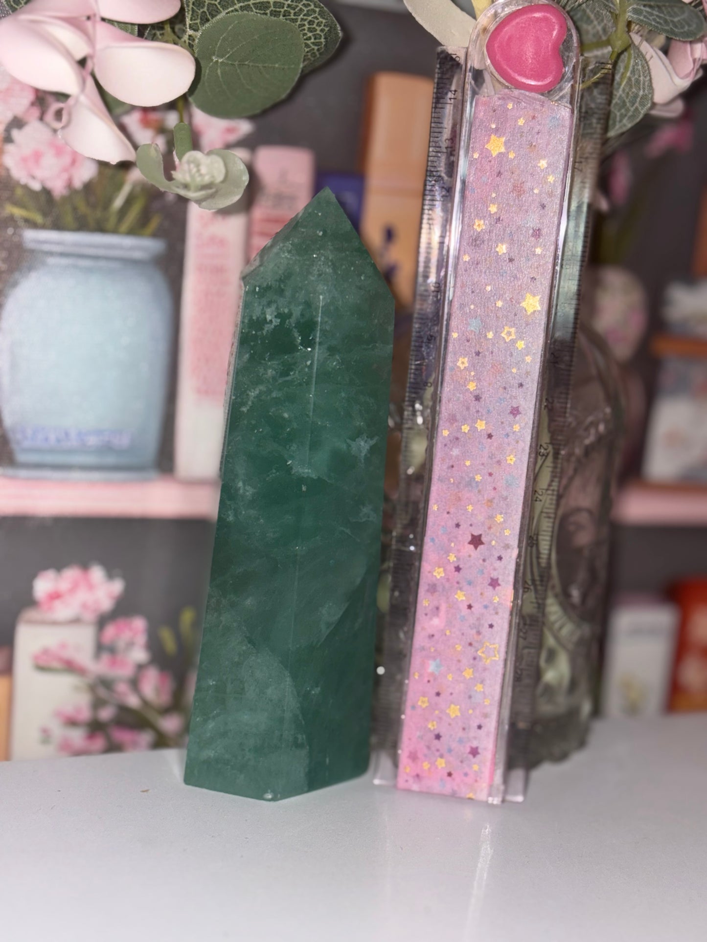Green Fluorite Tower
