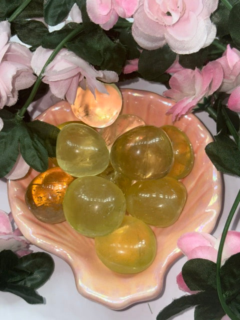 High Quality Citrine Tumble from Brazil