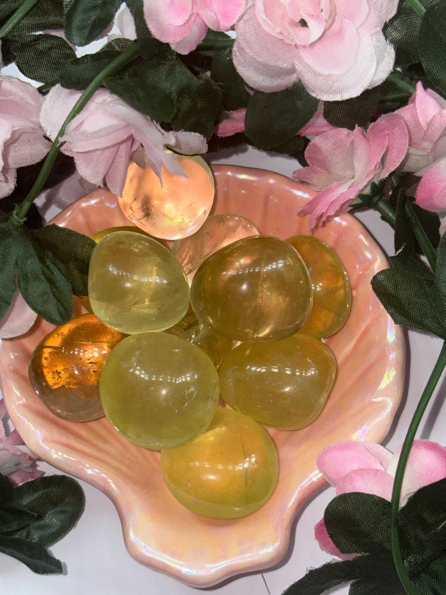 High Quality Citrine Tumble from Brazil