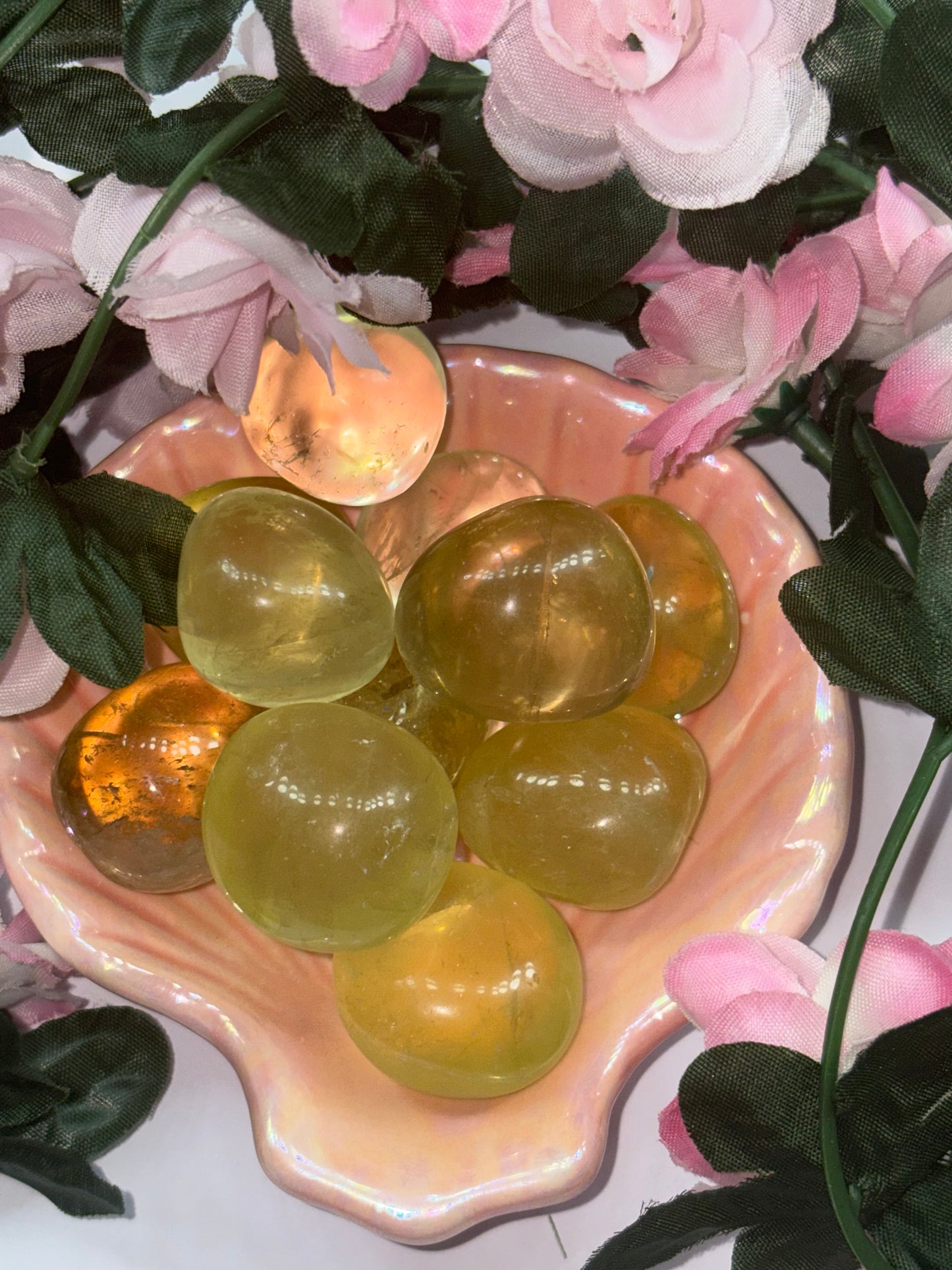 High Quality Citrine Tumble from Brazil