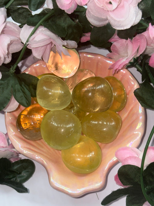 High Quality Citrine Tumble from Brazil