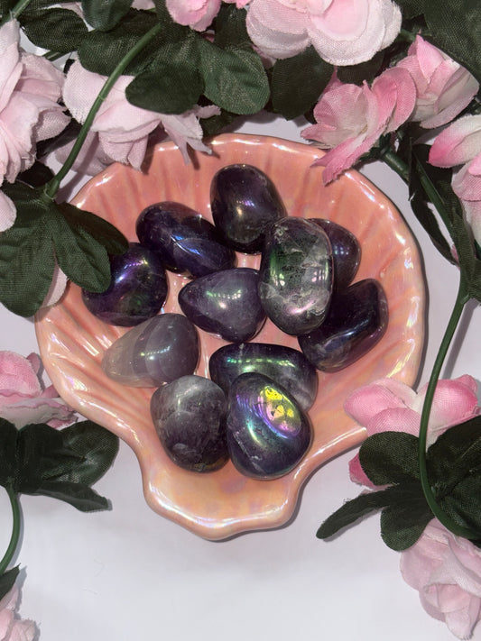Aura Amethyst Tumble