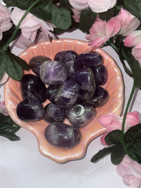 Amethyst Crystal Tumbles Larger