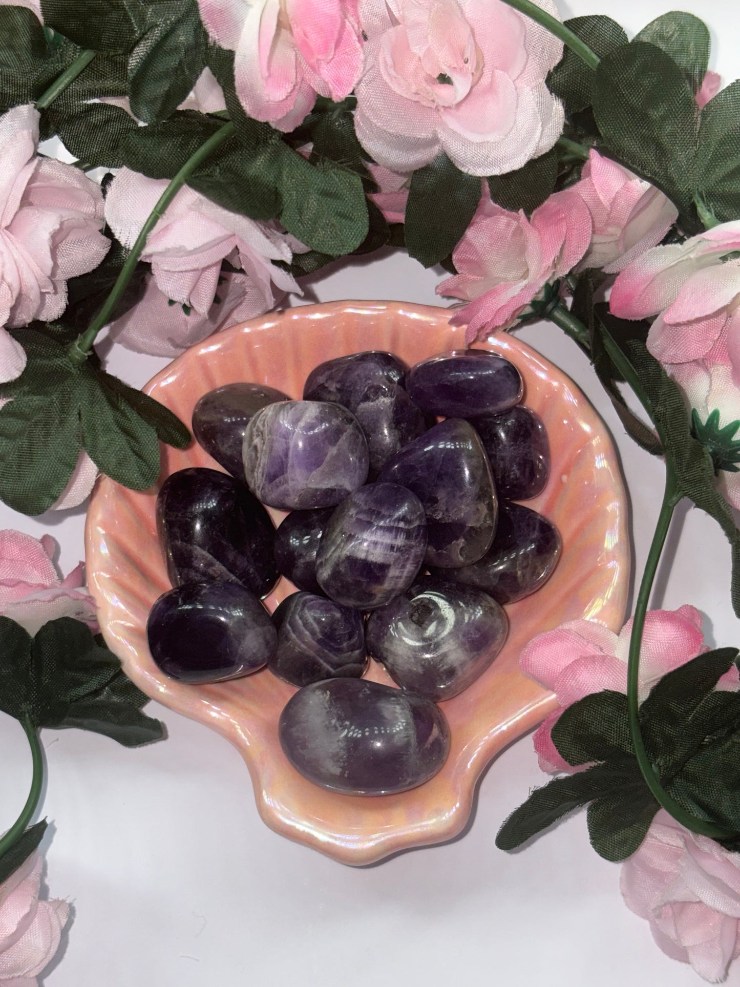 Amethyst Crystal Tumbles Larger