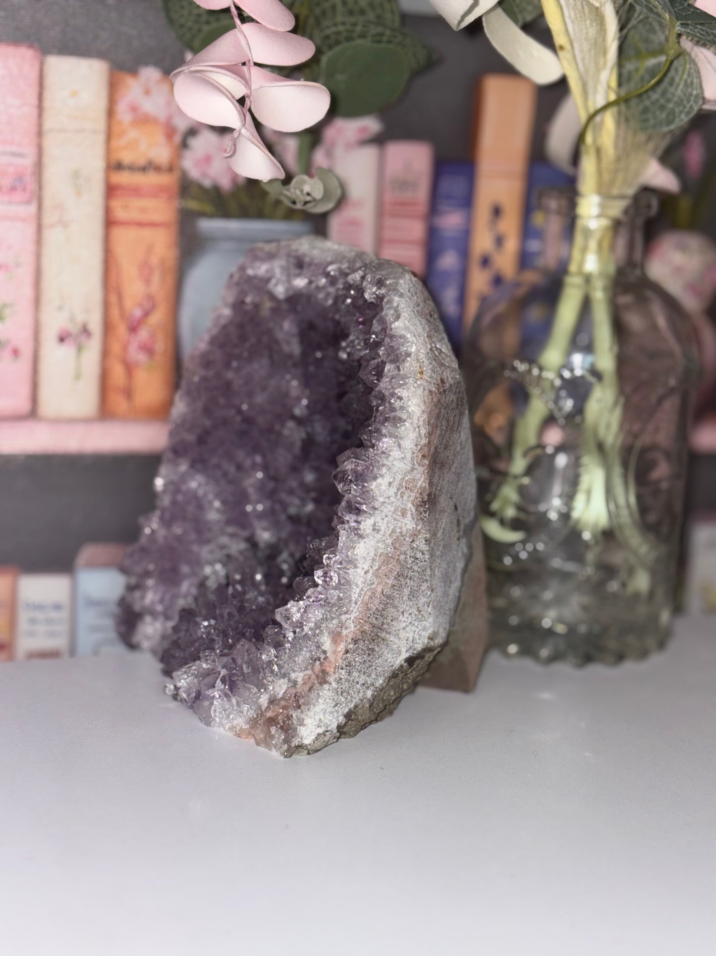 Amethyst Cluster Cathedral Freeform With Druzy