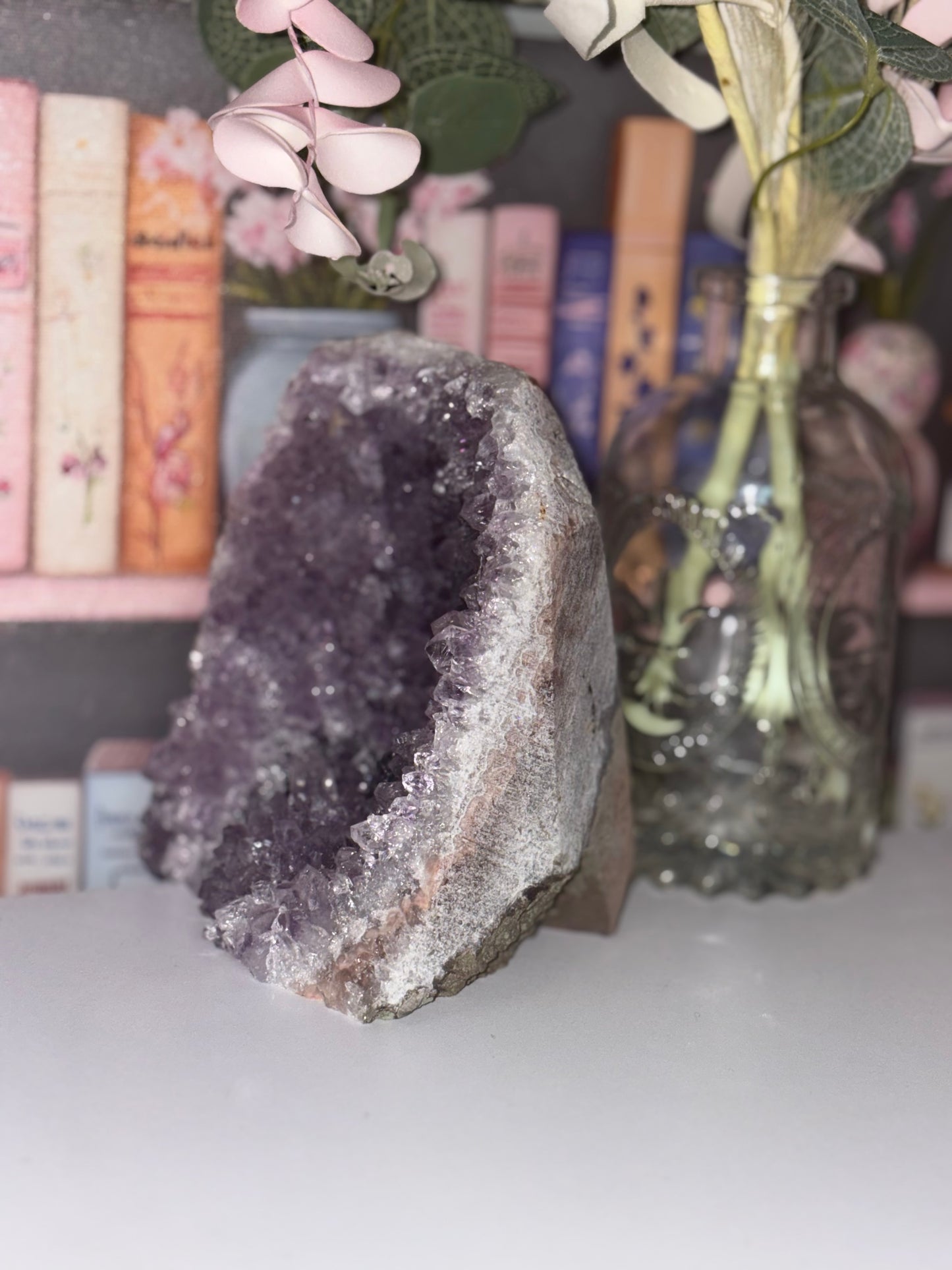 Amethyst Cluster Cathedral Freeform With Druzy