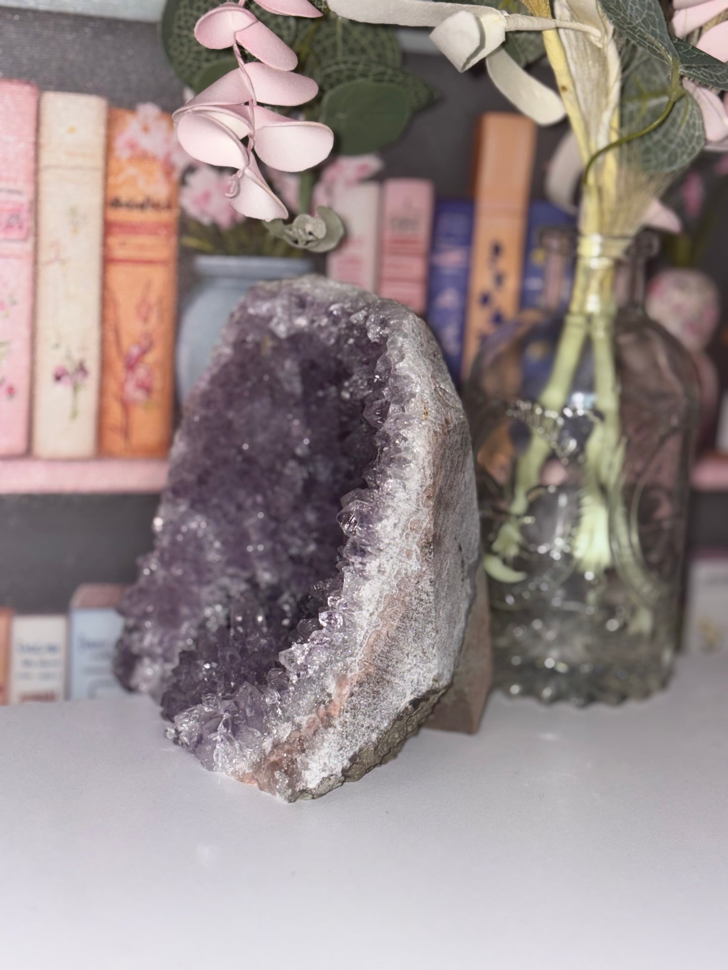 Amethyst Cluster Cathedral Freeform With Druzy