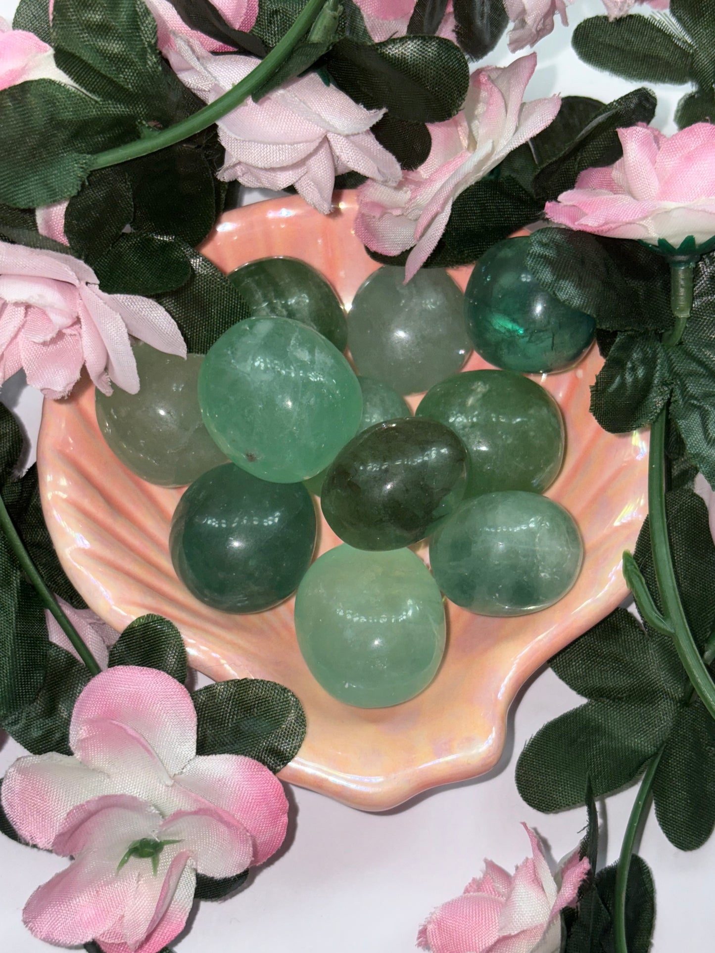 Green Fluorite Tumble
