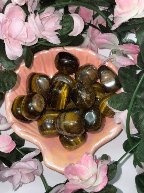 Tigers Eye Tumble Larger