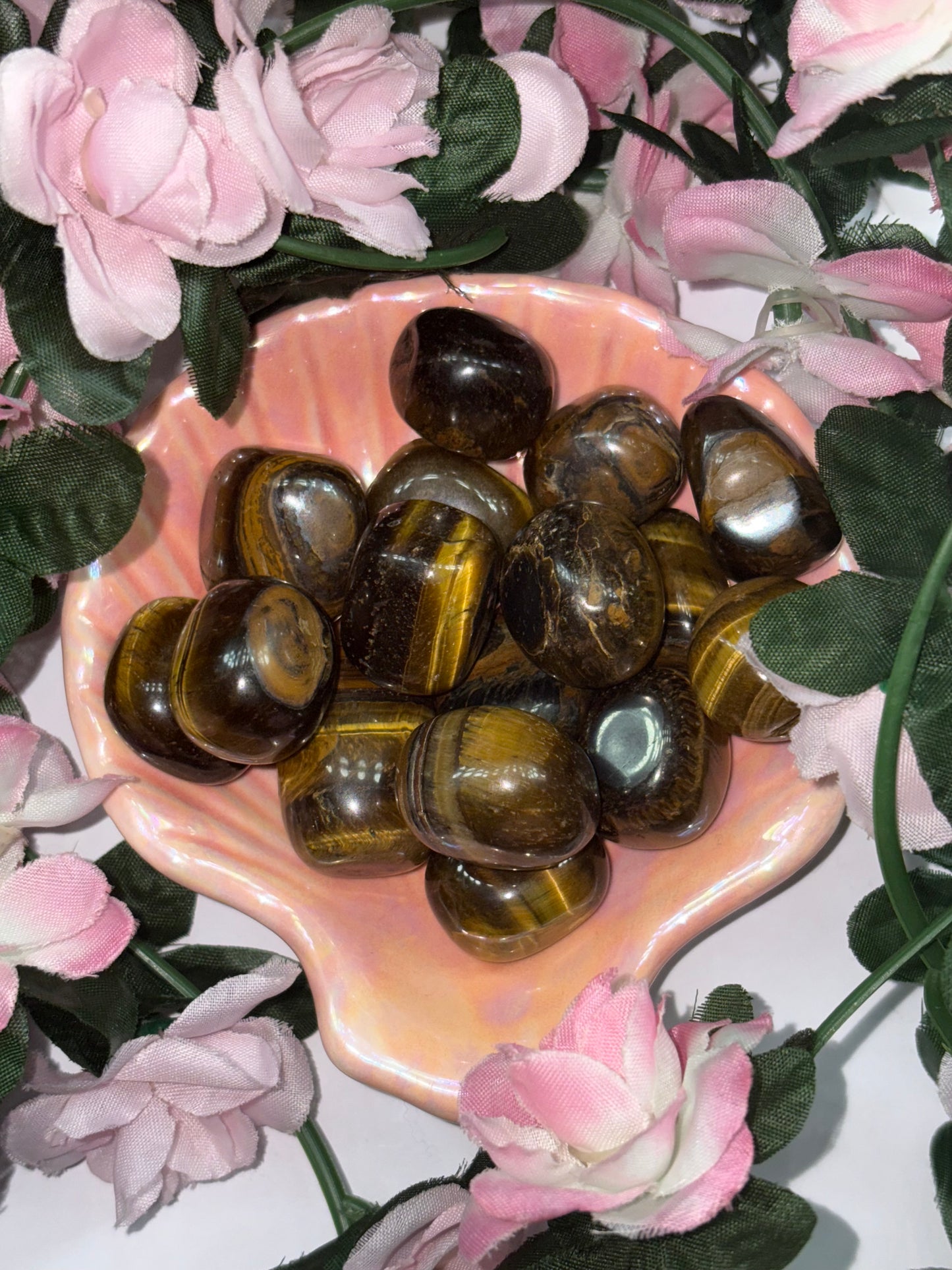 Tigers Eye Tumble Larger