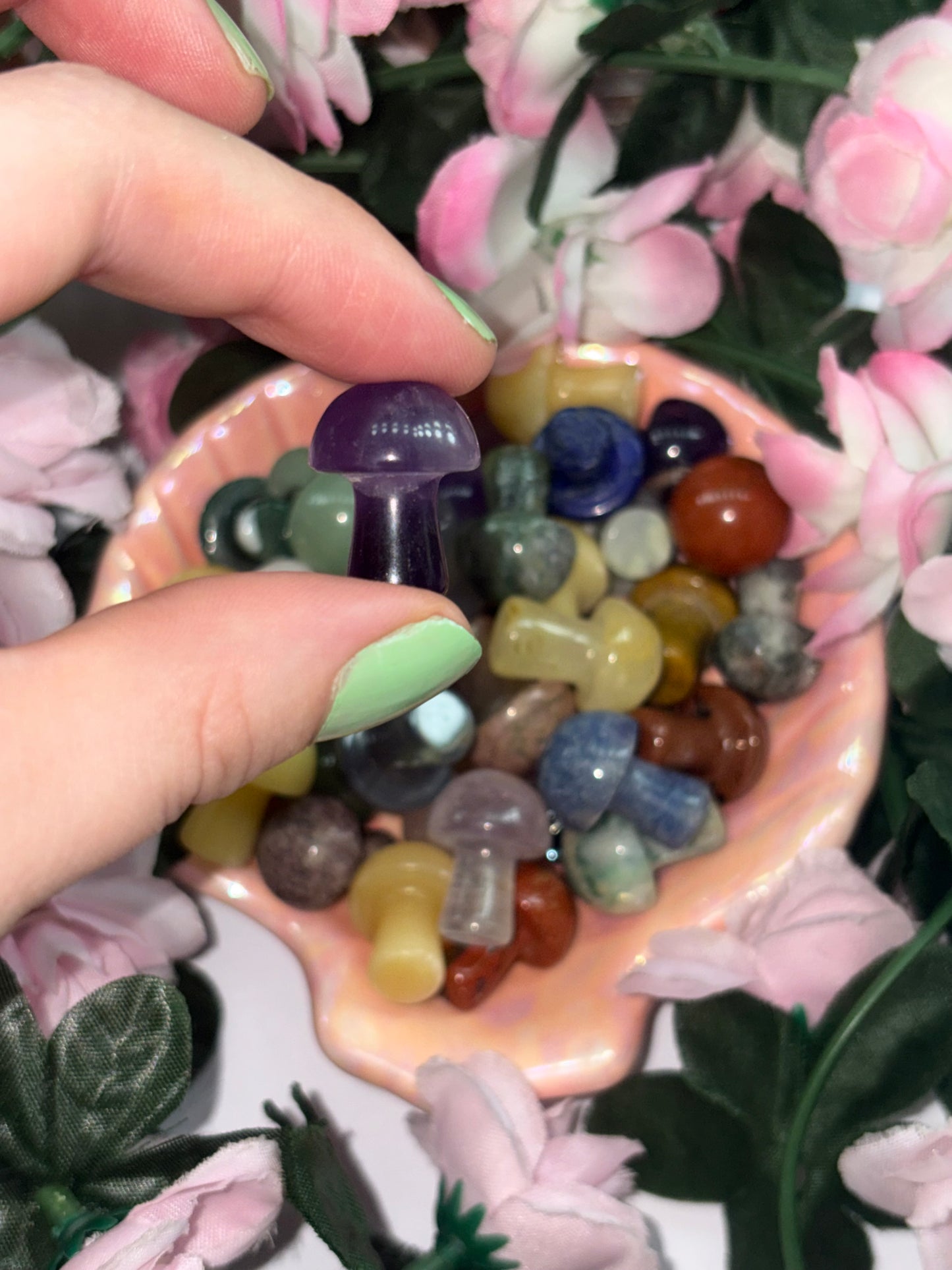 Mini Amethyst Mushroom