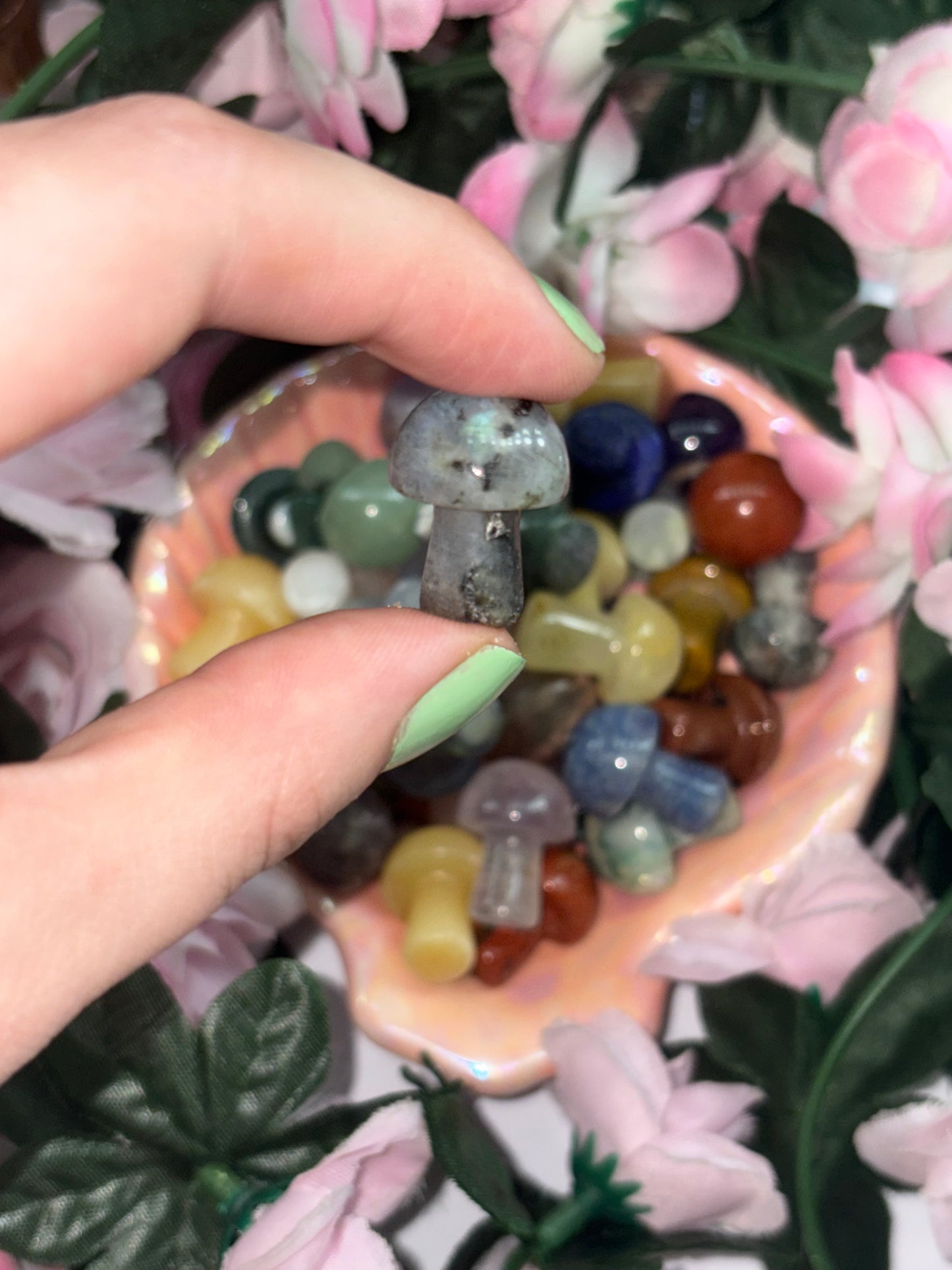 Mini Labradorite Mushroom