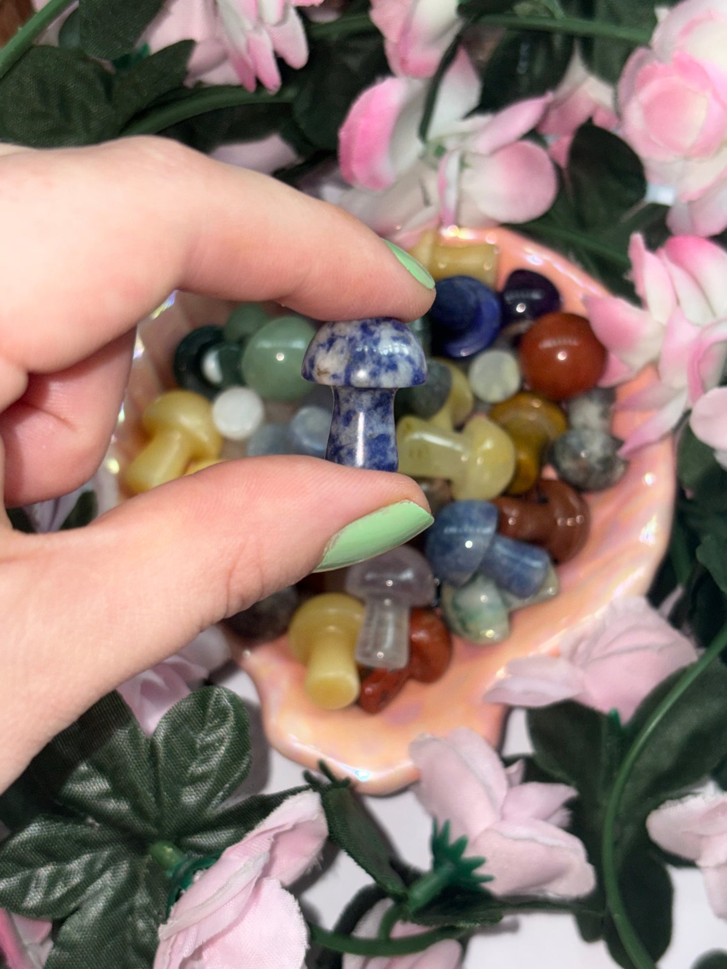 Mini Sodalite Mushroom