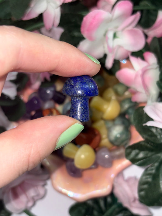 Mini Lapis Lazuli  Mushroom