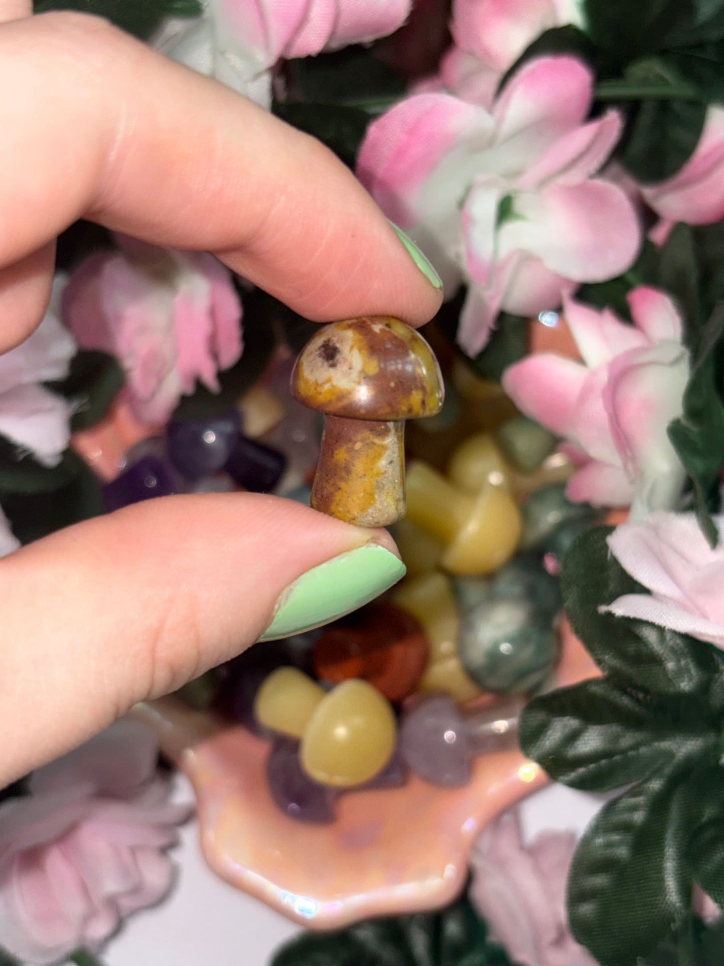 Mini Mookaite Mushroom
