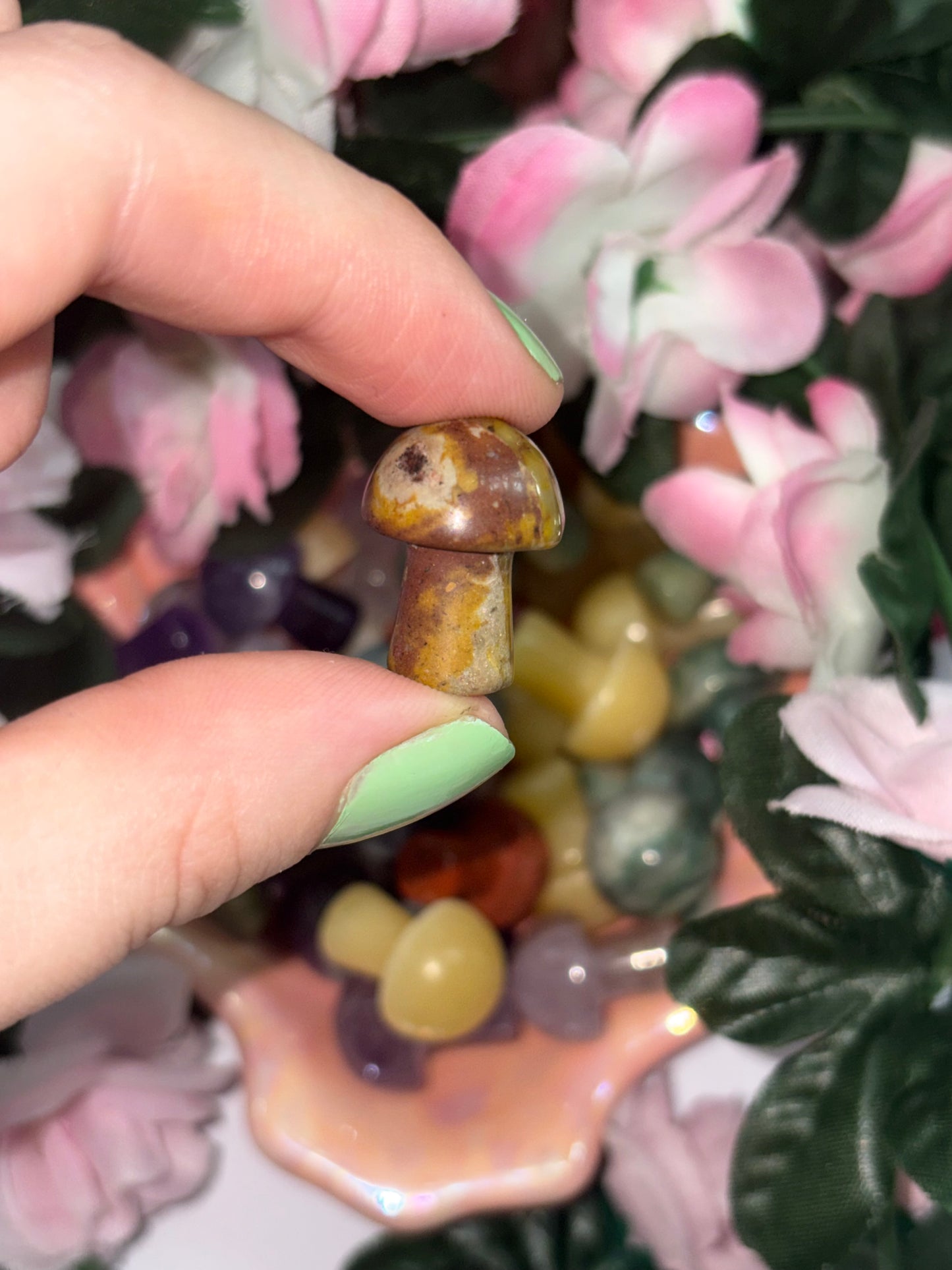 Mini Mookaite Mushroom