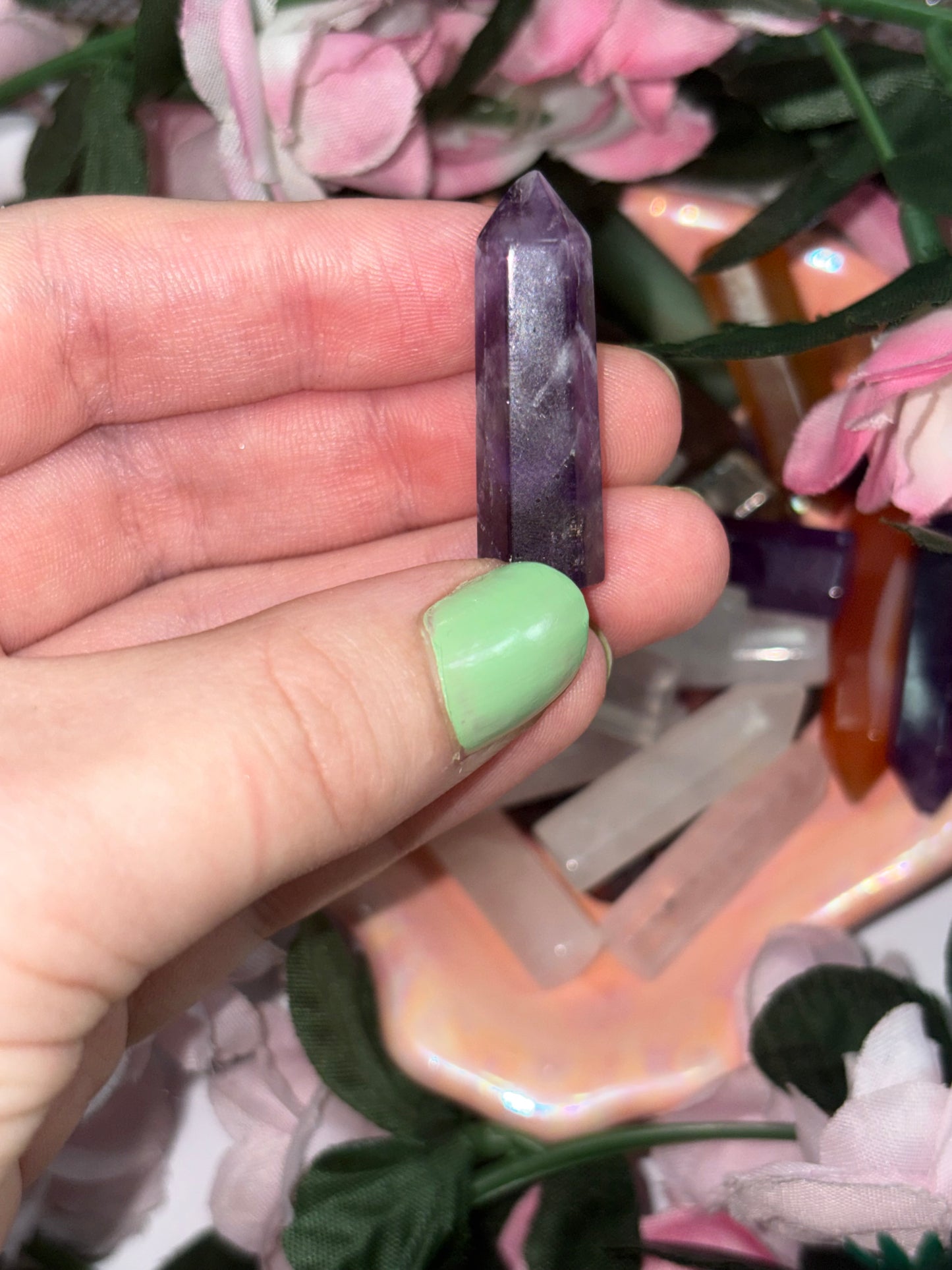 Mini Amethyst Crystal Tower Point