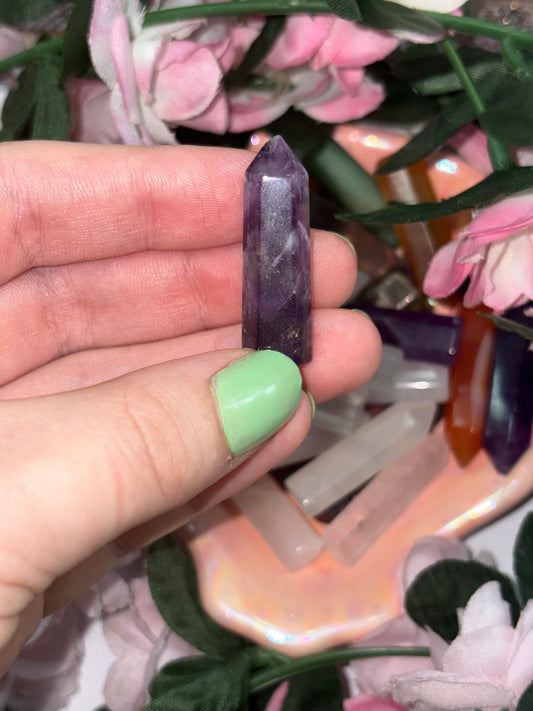 Mini Amethyst Crystal Tower Point