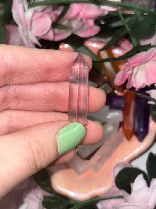 Mini Clear Quartz Crystal Tower Point