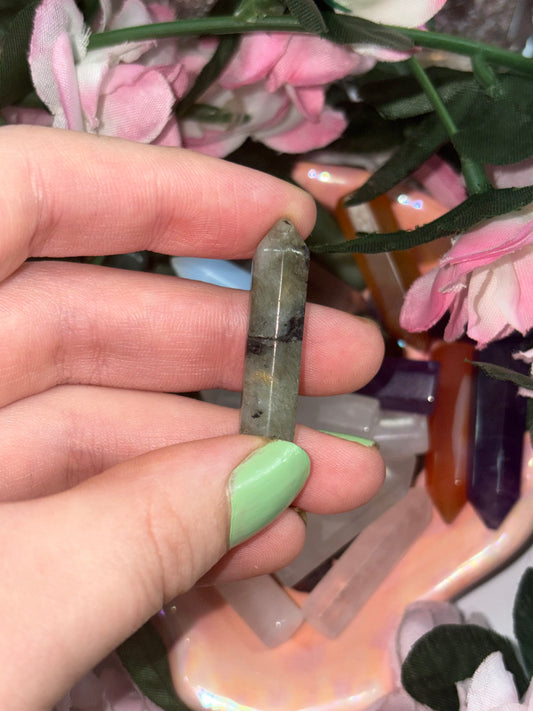 Mini Labradorite Crystal Tower Point
