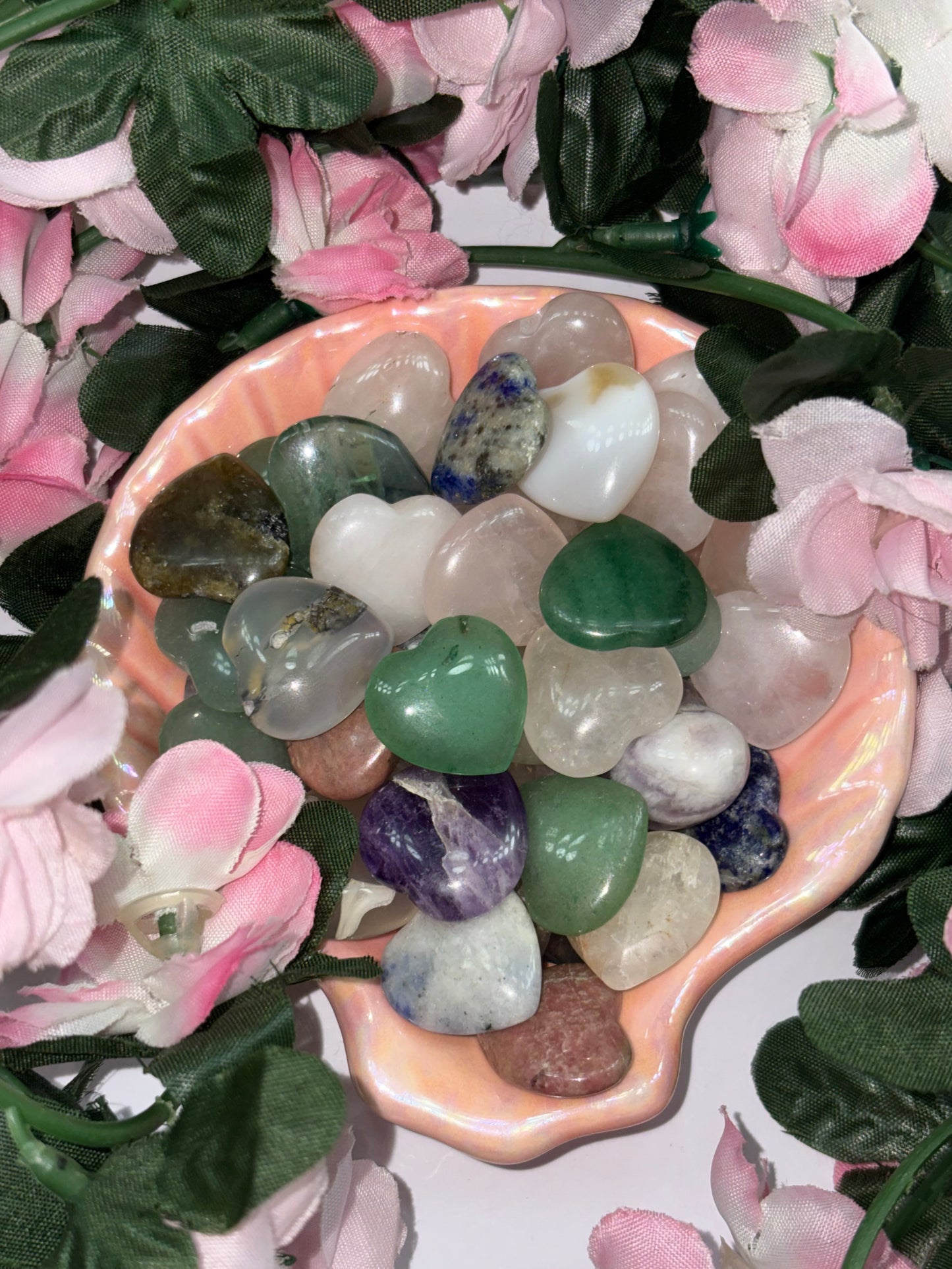 Set of 3 Mystery Mini Crystal Hearts