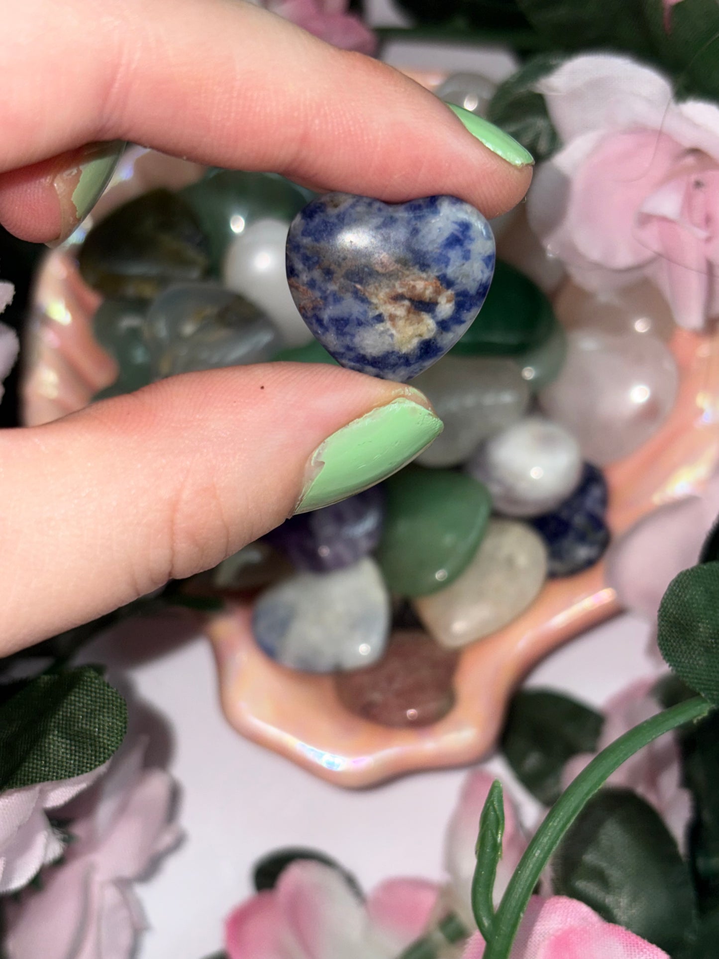 Mini Sodalite Heart