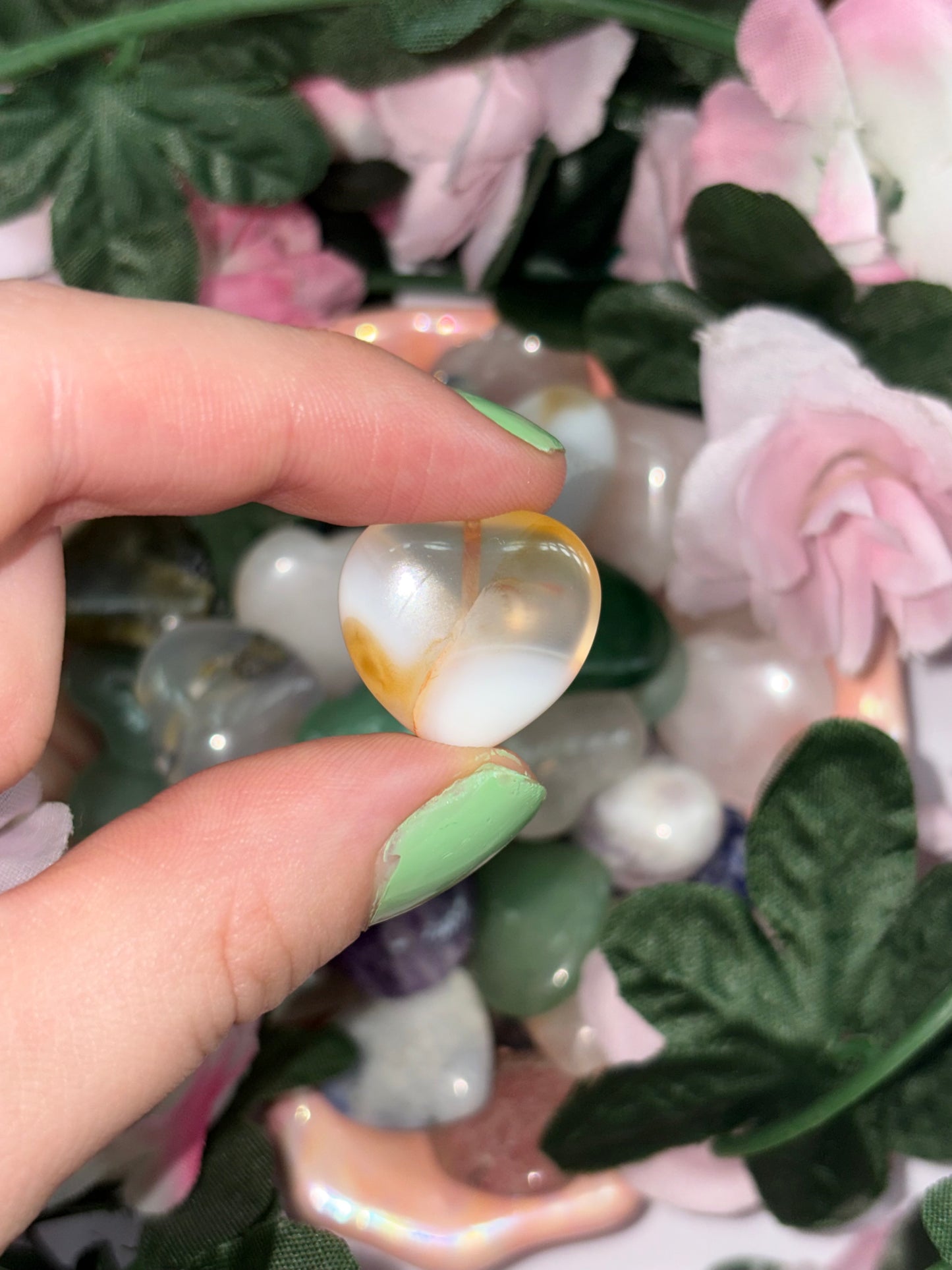 Agate Mini Heart